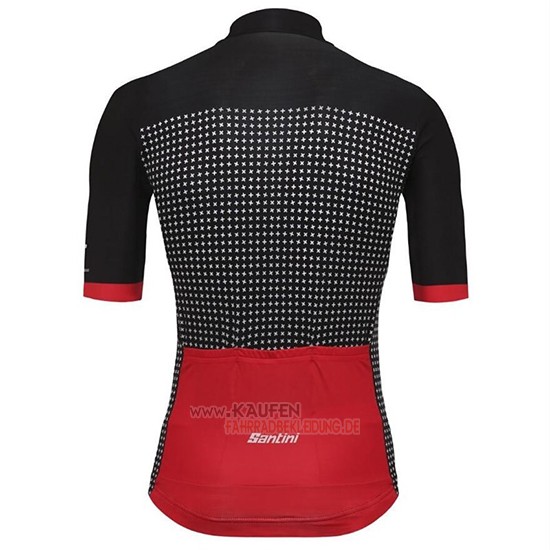 Tour de Suisse Helvetia Kurzarmtrikot 2018 und Kurze Tragerhose Shwarz Rot